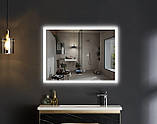 Дзеркало Mixxus FLAT MR04-100x80 з Led Touch, Anti-fog, димером, регулятором яскравості, годинником (MI6927, фото 8