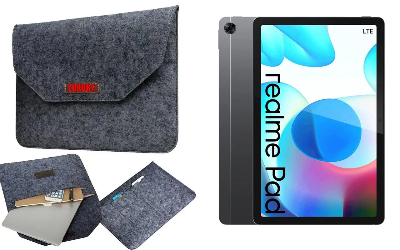 Чохол для планшета Realme Pad 10.4 з войлока, сирій, фото 1