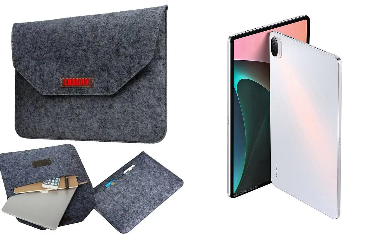 Чохол для планшета Xiaomi Mi Pad 5 10.9, Mi Pad 5 Pro 10.9 з войлока, сирій, фото 1