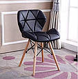Стул кухонної еко шкіра чорний ELVA_3325, фото 10