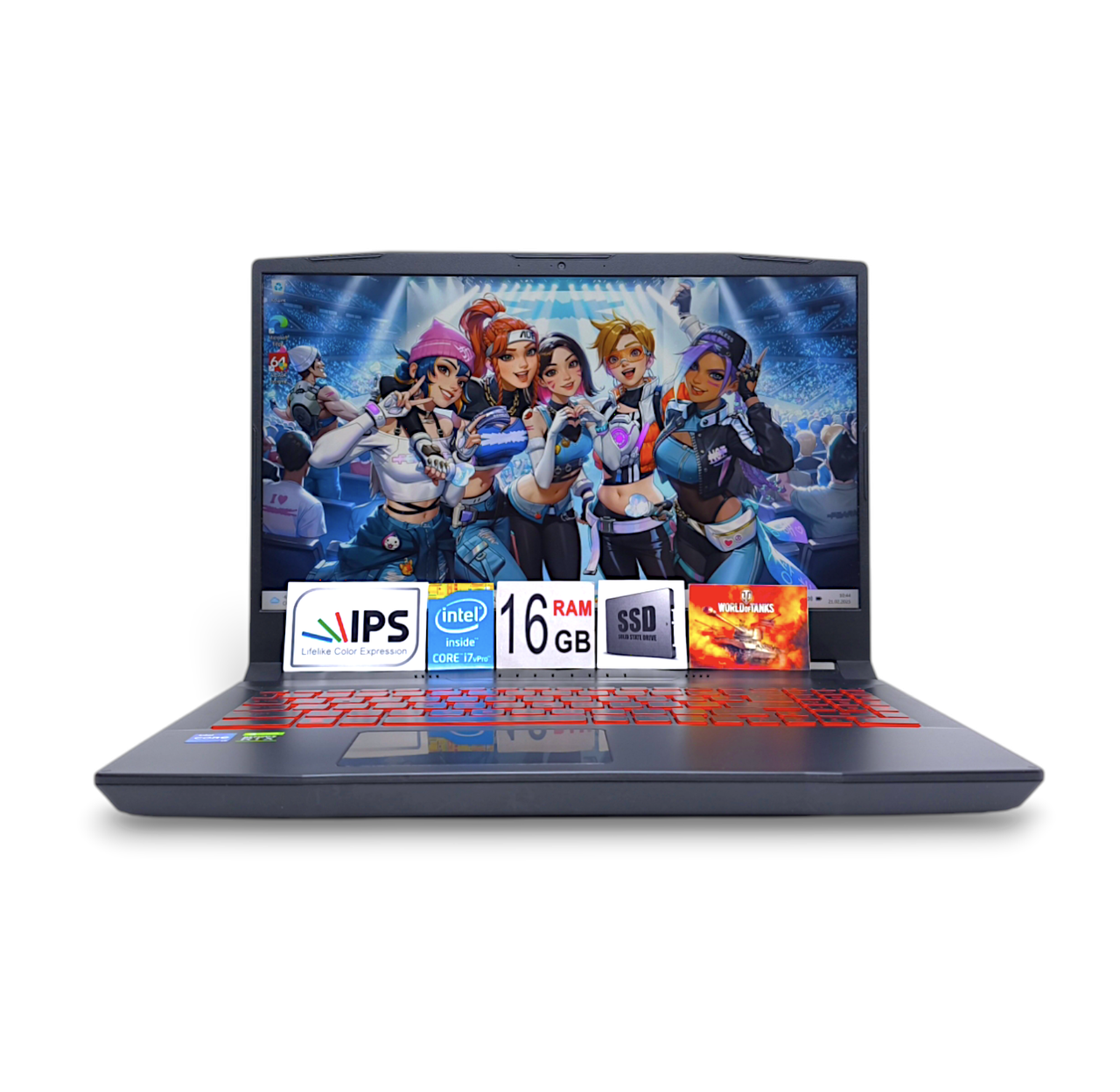 Ноутбук MSI Katana 15.6"144Hz IPS FHD Core i7-11800H 16GB SSD512GB Nvidia RTX 3060 6GB
