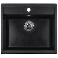 Мийка кухонна Zerix ZS-5751S-03 Чорна (ZX4596)