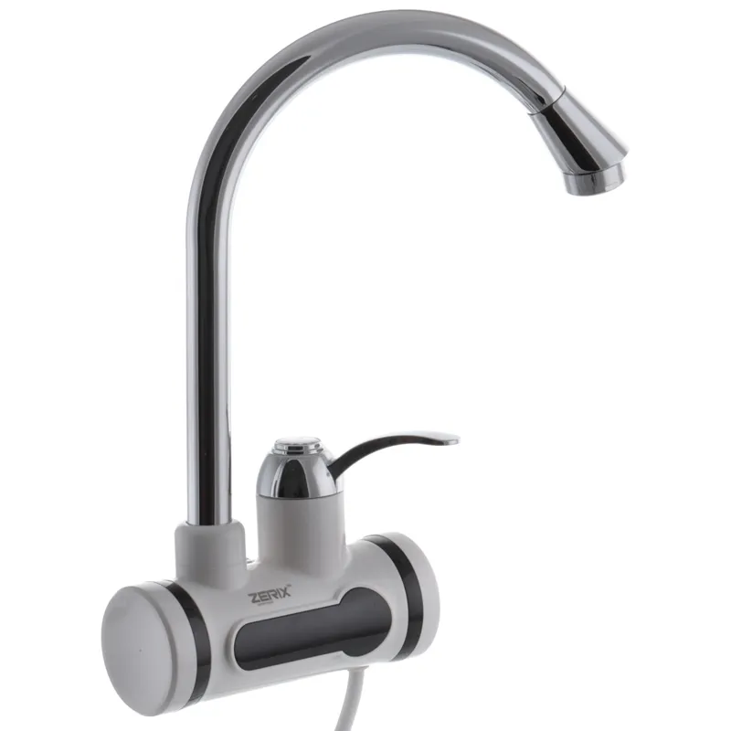 Проточний водонагрівач Zerix ELW12-EPW (з індик. темп. і ПЗВ) (ZX2748), фото 1