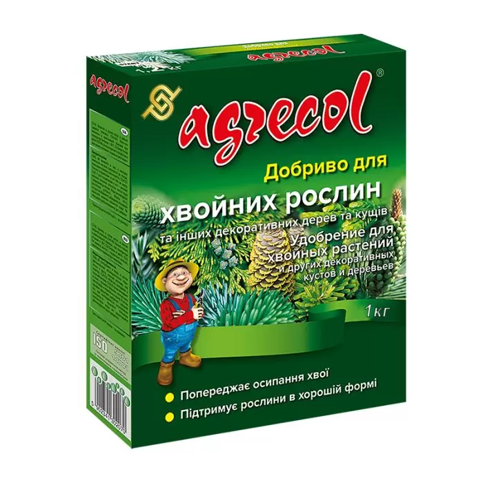 Мінеральне добриво для хвойних 14-14-21 Agrecol (1,2 кг)