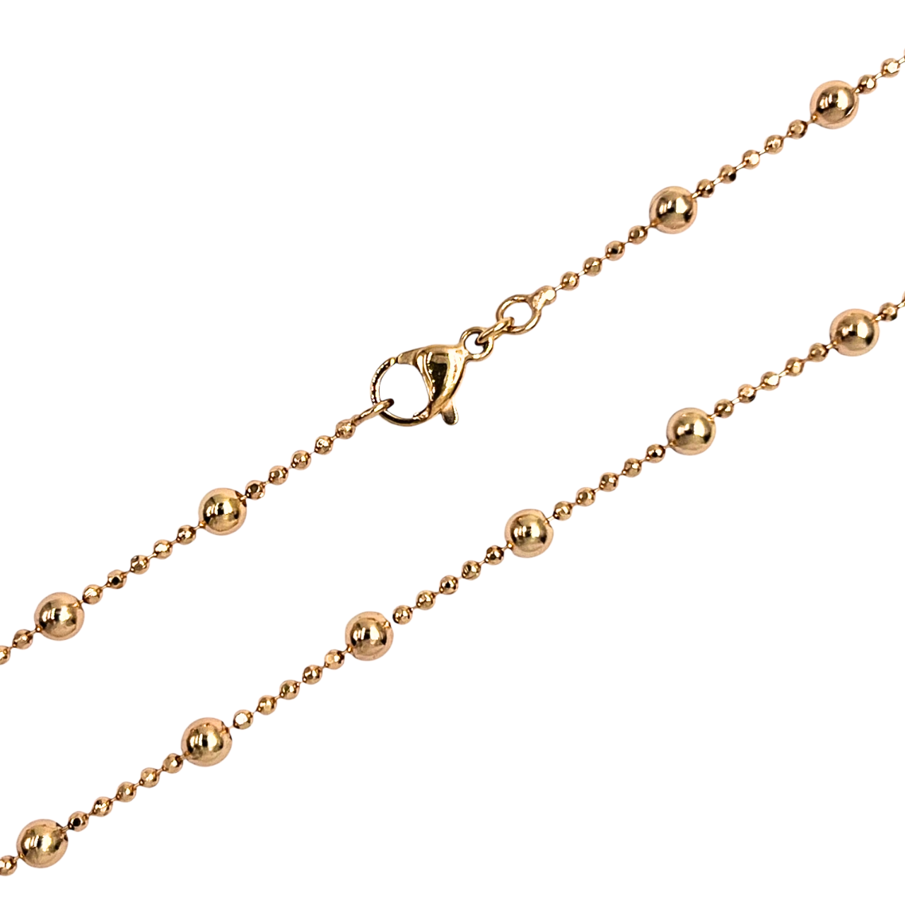 Ланцюжок "Перлина", 44 см, лимонна позолота (224740(2)), фото 1