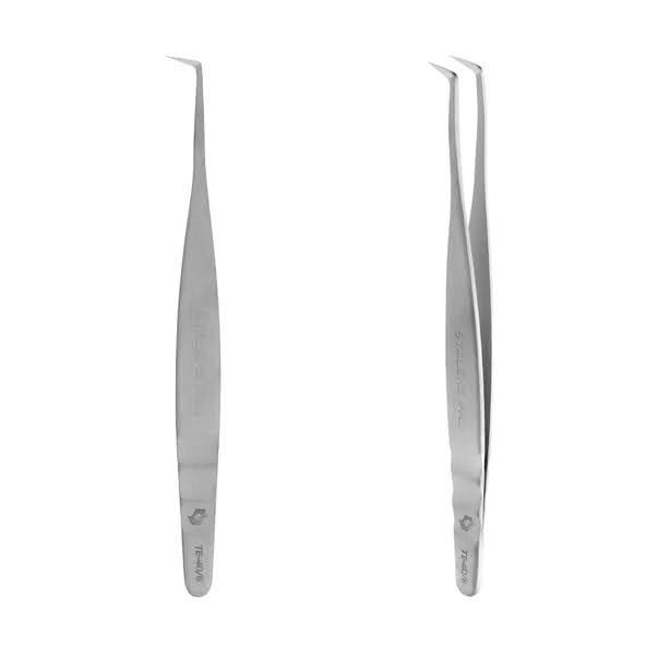 Staleks Expert 40/8 (L-образный, 85') - пінцет професійний для нарощування вій