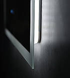 Дзеркало Mixxus FLAT MR04-100x80 з Led Touch, Anti-fog, димером, регулятором яскравості, годинником (MI6927, фото 5