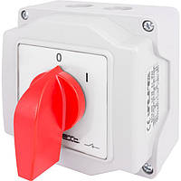 Пакетний перемикач у корпусі LK25/2.211-В/45 3 полюси, 0-1, 25 А, IP44