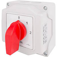 Пакетний перемикач у корпусі LK25/4.322-В/45 0-1-2, 25 А, IP44