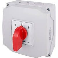 Пакетний перемикач у корпусі LK40/3.323-В/45 3 полюси, 1-0-2, 40А, IP44