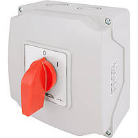 Пакетний перемикач у корпусі LK63/2.211-ОВ/45 3 полюси, 0-1, 63 А, IP44