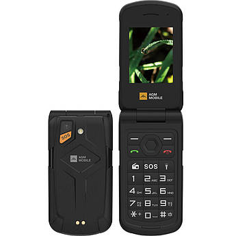 Протиударний телефон розкладачка AGM M10 4G, SOS, Гучний динамік 100+ dB, IP68/IP69K, Дисплей 2.4"