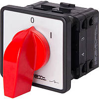 Пакетний перемикач щитовий, з передньою панеллю LK63/2.211-ZP/45 3 полюси, 0-1, 63 А