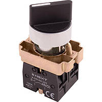 Перемикач e.mb.bd33 на 3 фіксованих положення "1-0-2" стандартна ручка, 2NO