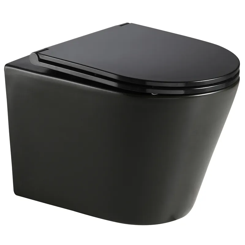 Унітаз підвісний Mixxus Premium BEVEL-0301-T3 BLACK 515х355х365mm, система змиву TORNADO 3.0 (MP6595), фото 1