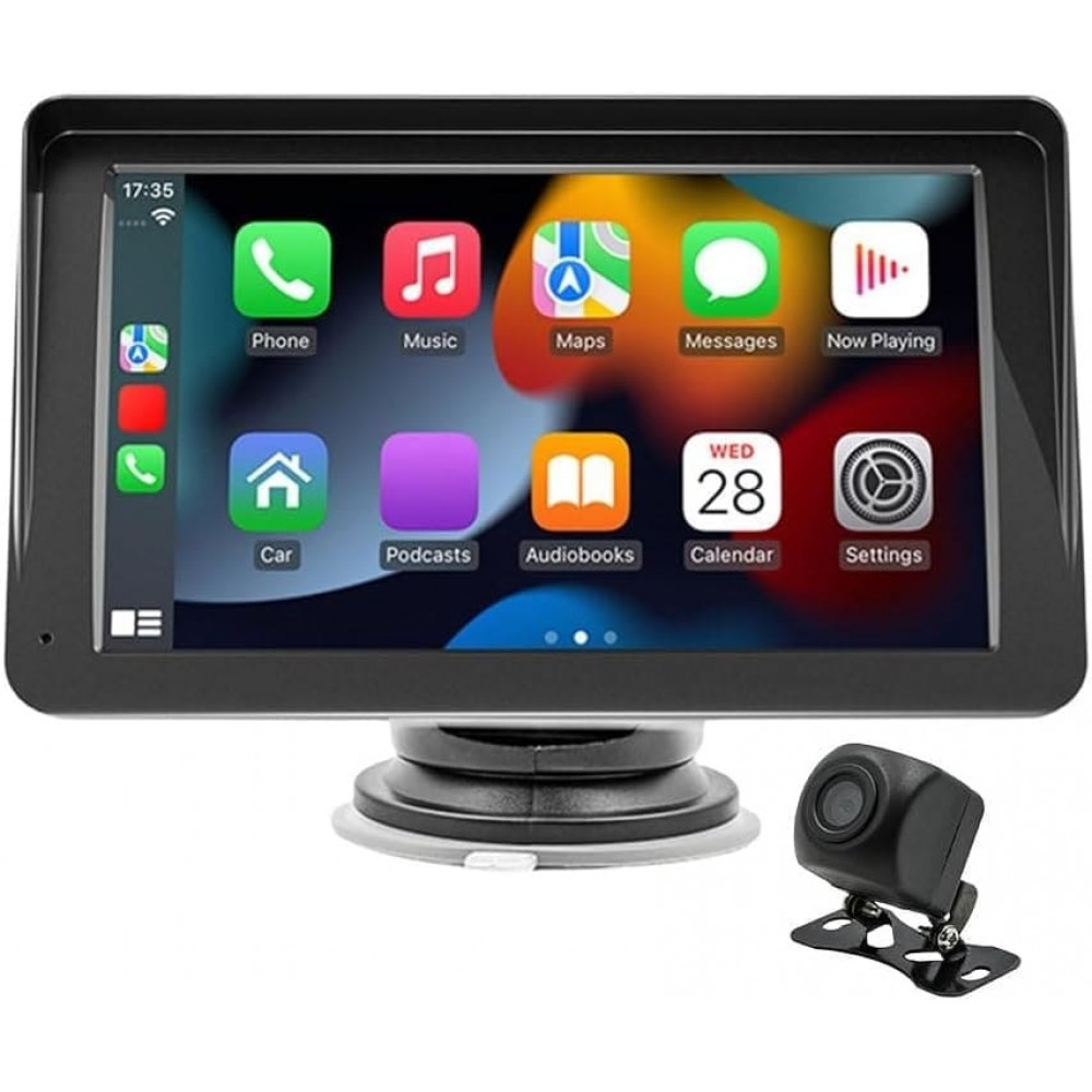 Автомобільний мультимедіа монітор 7'' MT-744 Auto CarPlay Bluetooth FM, фото 1