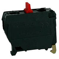 Блок-контакт для постів керування e.cb.stand.xal.nс, червоний (NC)