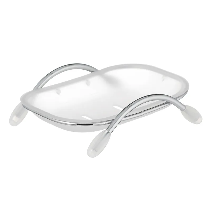 Мильниця настільна Zerix LR332-1 (пластик матовий білий) (ZX2700), фото 1