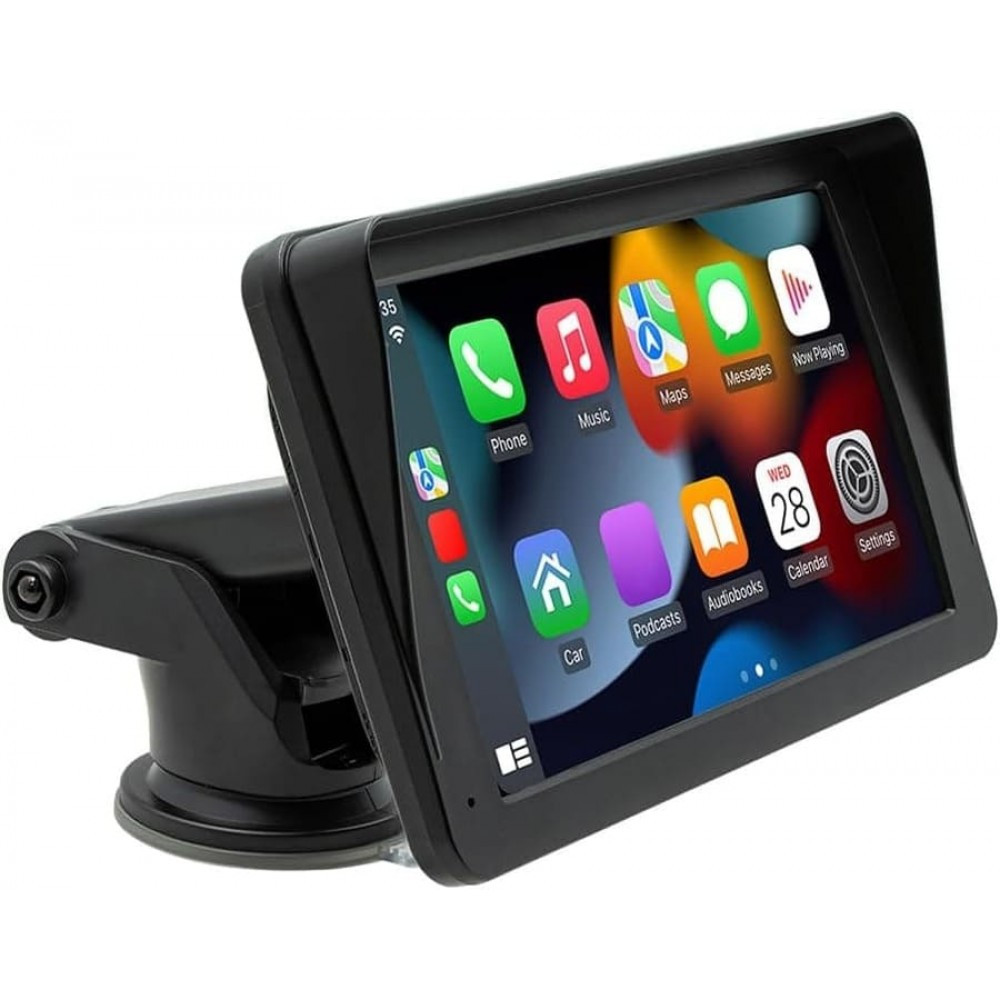 Автомобільний мультимедійний дисплей MT-744 7'' Auto CarPlay Bluetooth FM