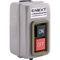 Кнопковий пост металевий e.mb.stand.xal.10a 3 фази, 10 А, On-Off IP40