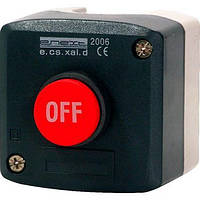 Кнопковий пост керування e.cs.stand.xal.d.118, stop, опукла кнопка IP54