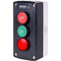 Кнопковий пост керування e.cs.stand.xal.d.361.m, пуск-стоп-індикатор IP54