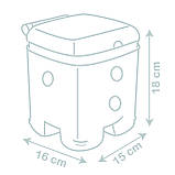 Іграшка для розвитку Smoby Little "Кумедний куб", з аксесуарами (140316), фото 8