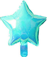 Куля Зірка 10" (25 см), хамелеон блакитна, Китай