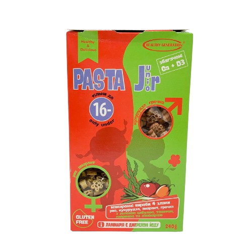 Макаронні вироби 4 злаки Junior Healthy Generation 240 г