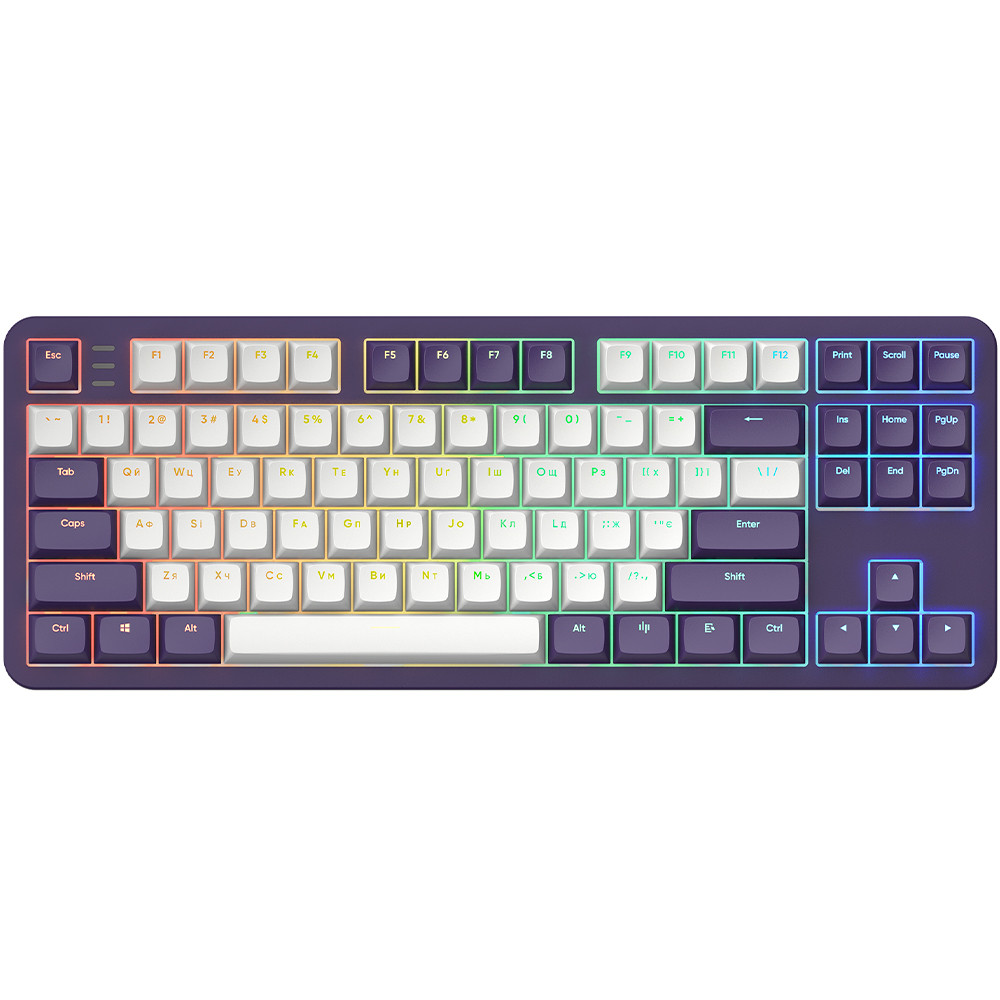 Ігрова клавіатура DARK PROJECT ALU87 Violet ENG/UA (DPKB_VIOLET_ 87_ANSI_UA)