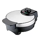 Вафельниця електрична кругла Rainberg компактна побутова електровафельниця для товстих вафель rb2254, фото 5