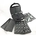 Мультимейкер 4 В 1 Opera OP-908 Гриль Сендвічниця Вафельниця Горішниця, фото 2