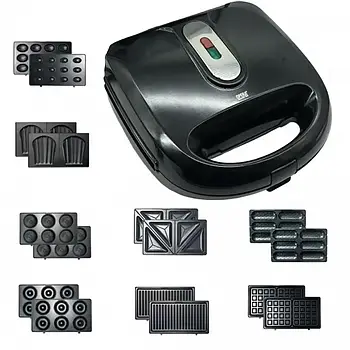 Мультимейкер Сендвічниця зі знімними формами 8 в 1 Opera OP-910 на 3000 Вт