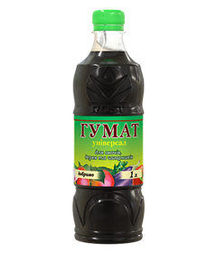 Гумат 1л органічне добриво для овочів, дерев і чагарників