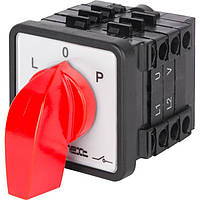 Пакетний перемикач щитовий, з передньою панеллю LK25/3.325-ZP/45 L-0-P, 25 А