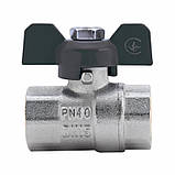 Кран кульовий SD Plus 1/2" ВР для води (метелик) SD602W15, фото 4