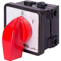 Пакетний перемикач щитовий, з передньою панеллю LK25/1.216-ZP/45 1 полюс, 0-1, 25 А