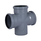 Хрестовина каналізаційна TA Sewage 110 90°, фото 4