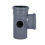 Хрестовина каналізаційна TA Sewage 110х110х110х50, 90° (ліва), фото 3