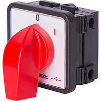 Пакетний перемикач щитовий, з передньою панеллю LK16/1.216-ZP/45 1 полюс, 0-1, 16 А