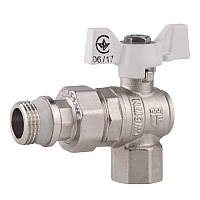 Кран кульовий "Американка" Thermo Alliance Forte 3/4" з антипротіканням кутовий SF223W20