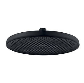 Кругла лійка для верхнього тропічного душу. KOER Чехія KP-0401-05-OH діаметр 250 мм. чорного кольору