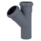 Трійник PPR каналізаційний TA Sewage 50, 45°, фото 3