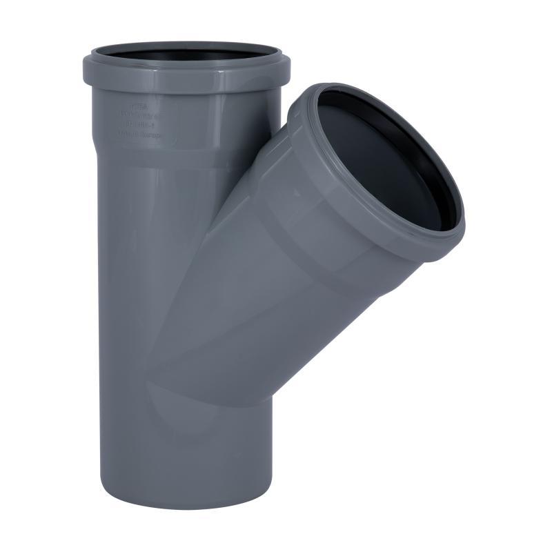 Трійник PPR каналізаційний TA Sewage 110, 45°, фото 1