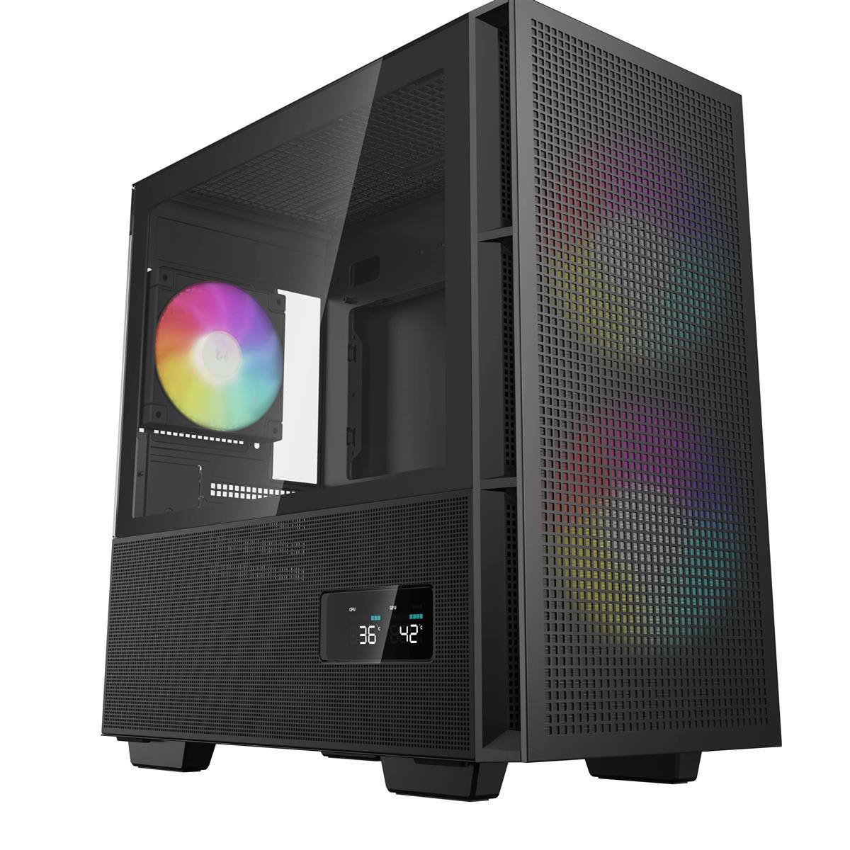 Корпус DeepCool CH360 Digital Black (R-CH360-BKAPE3D-G-1) без БП — стиль, охолодження та інновації!
