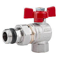 Кран кульовий Icma FAR. ROSSA 1/2" кутовий No362