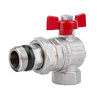 Кран кульовий Icma FAR. ROSSA 3/4" кутовий No362