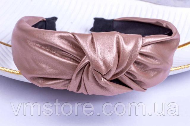 обруч чалма шкіра пудра