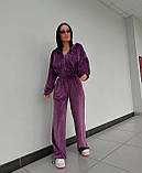 Костюм жіночий спортивний велюровий у кольорах 8413, фото 8