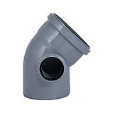 Коліно 2 пл 110x100х45+ 50х90° (ліве) TA Sewage, фото 6